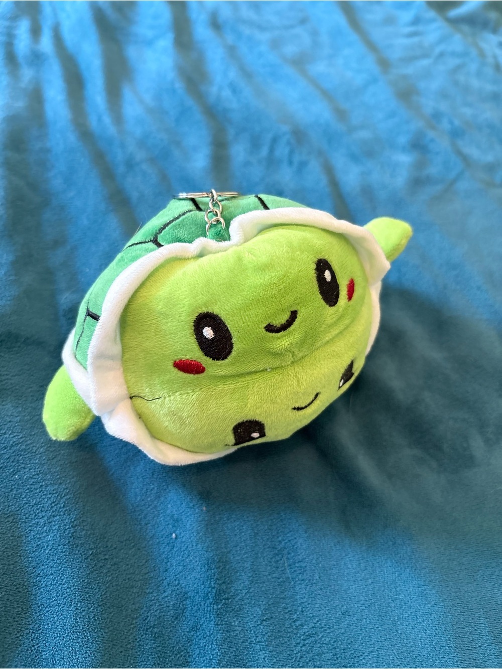 FREE WITH PURCHASE Cute Green Plush Pea Pod Keychain